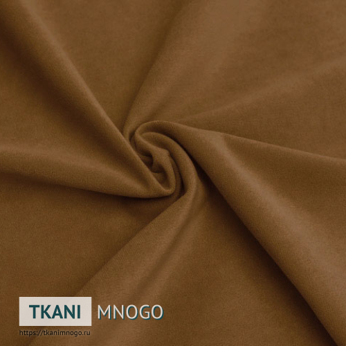 Фото внешнего вида велюра “10” (однотонный оранжевый)