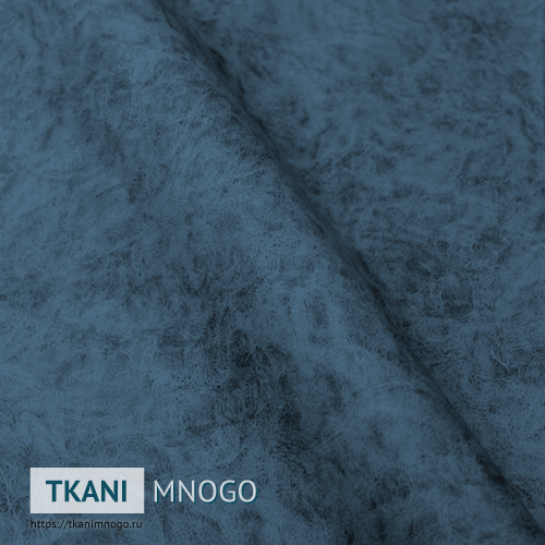 Фото фактуры велюра “1033-11” (узор синий)
