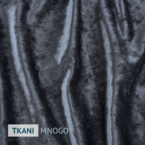 Фото обивки велюра “7” (однотонный серый)