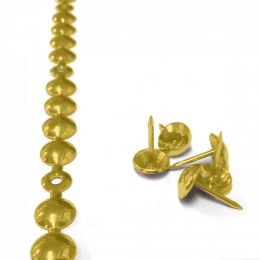 Декоративный молдинг золото 9,5мм - Гвозди декоративные